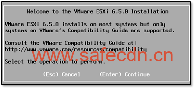 ESXI 6.5 从载到安装