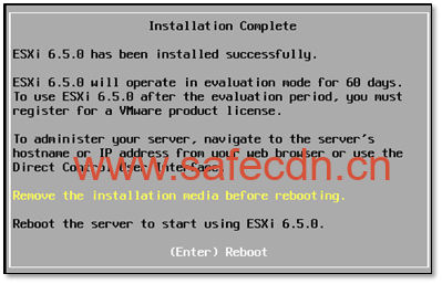 ESXI 6.5 从载到安装