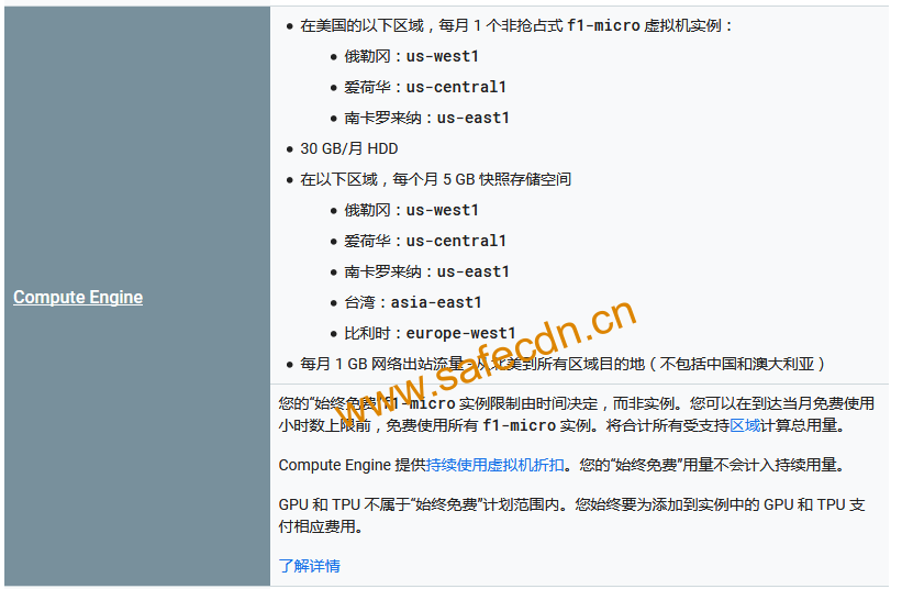 使用Google Cloud（GCP）永久免费VPS的注意事项